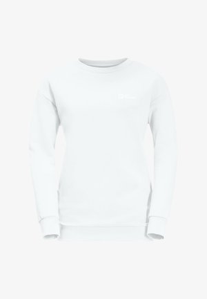 Jack Wolfskin, ESSENTIAL CREWNECK W - Sweatshirt - white rush