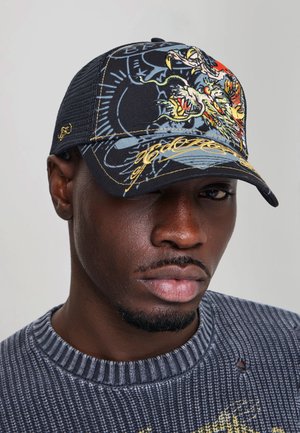 Ed Hardy, UNISEX CRAWLING DRAGON, czarny