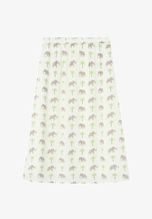 Compañía fantástica, FALDA ESTAMPADA - Falda acampanada - blanco