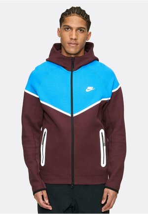 Zip-up sweatshirt - burgundy crush