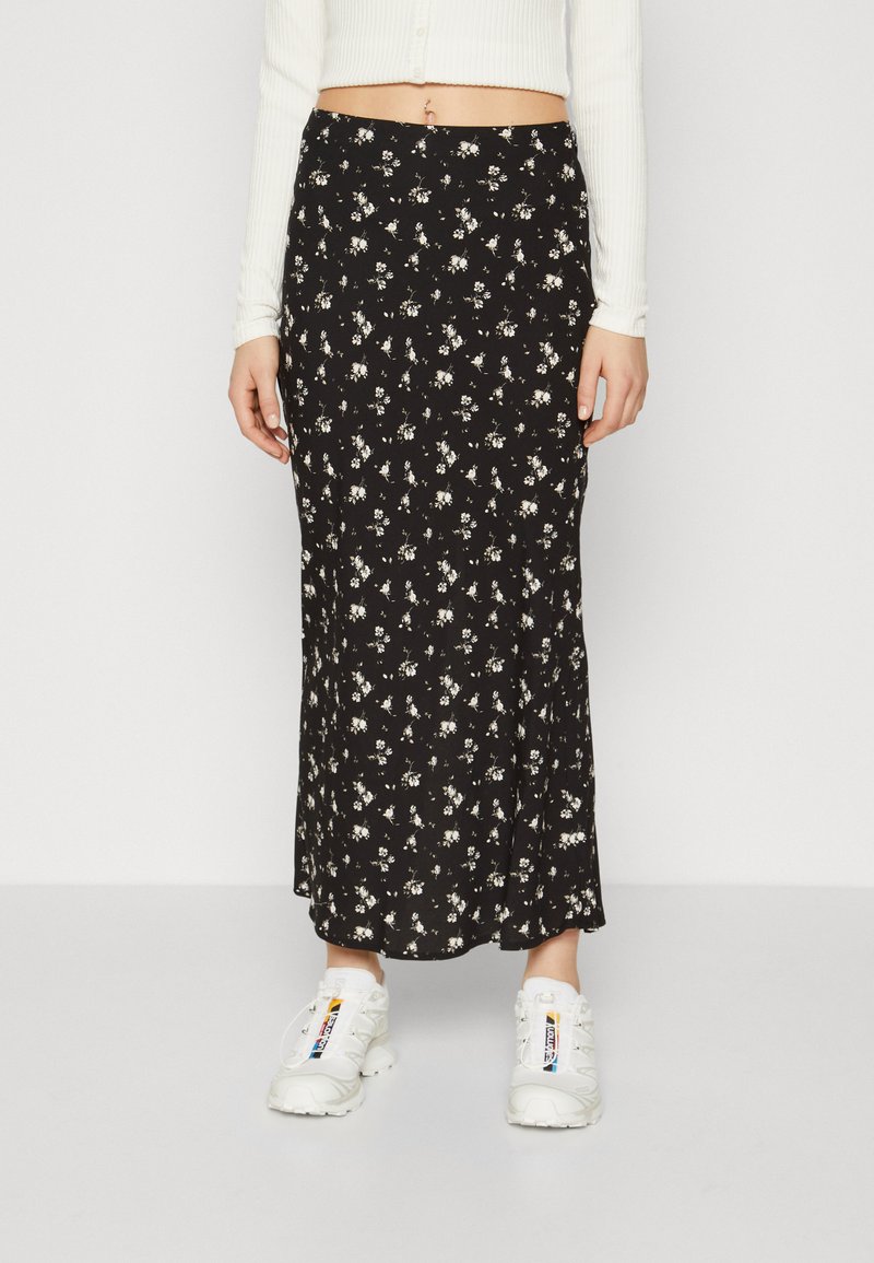 Hollister Co. ULTRA HIGH RISE SKIRT Gonna lunga black/nero Zalando.it