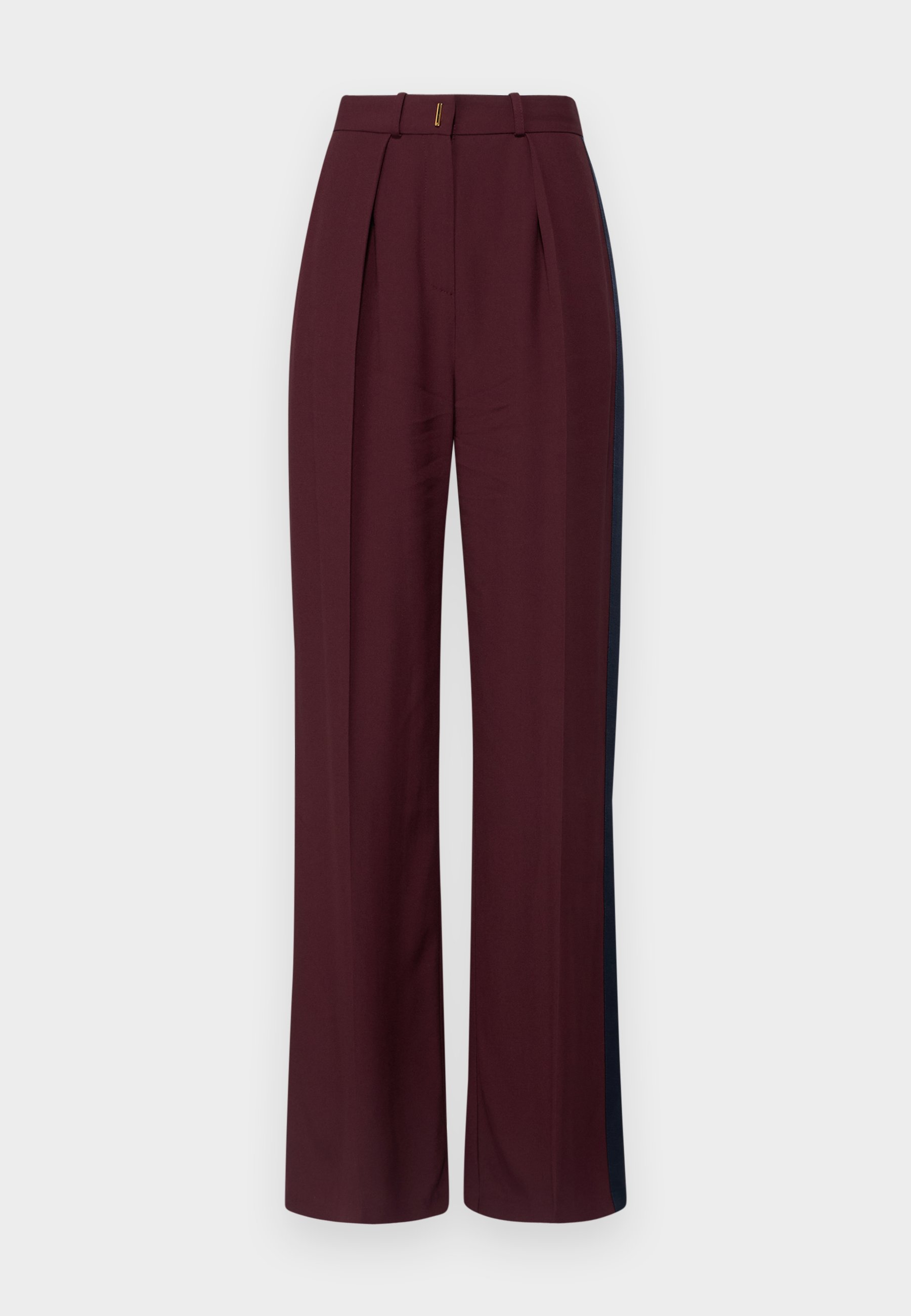 Elisabetta Franchi WOMEN'S PANTS - Trousers - rouge noir