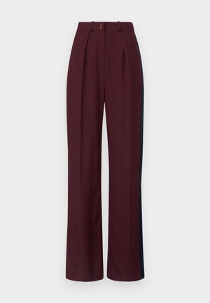 Elisabetta Franchi WOMEN'S PANTS - Housut - rouge noir