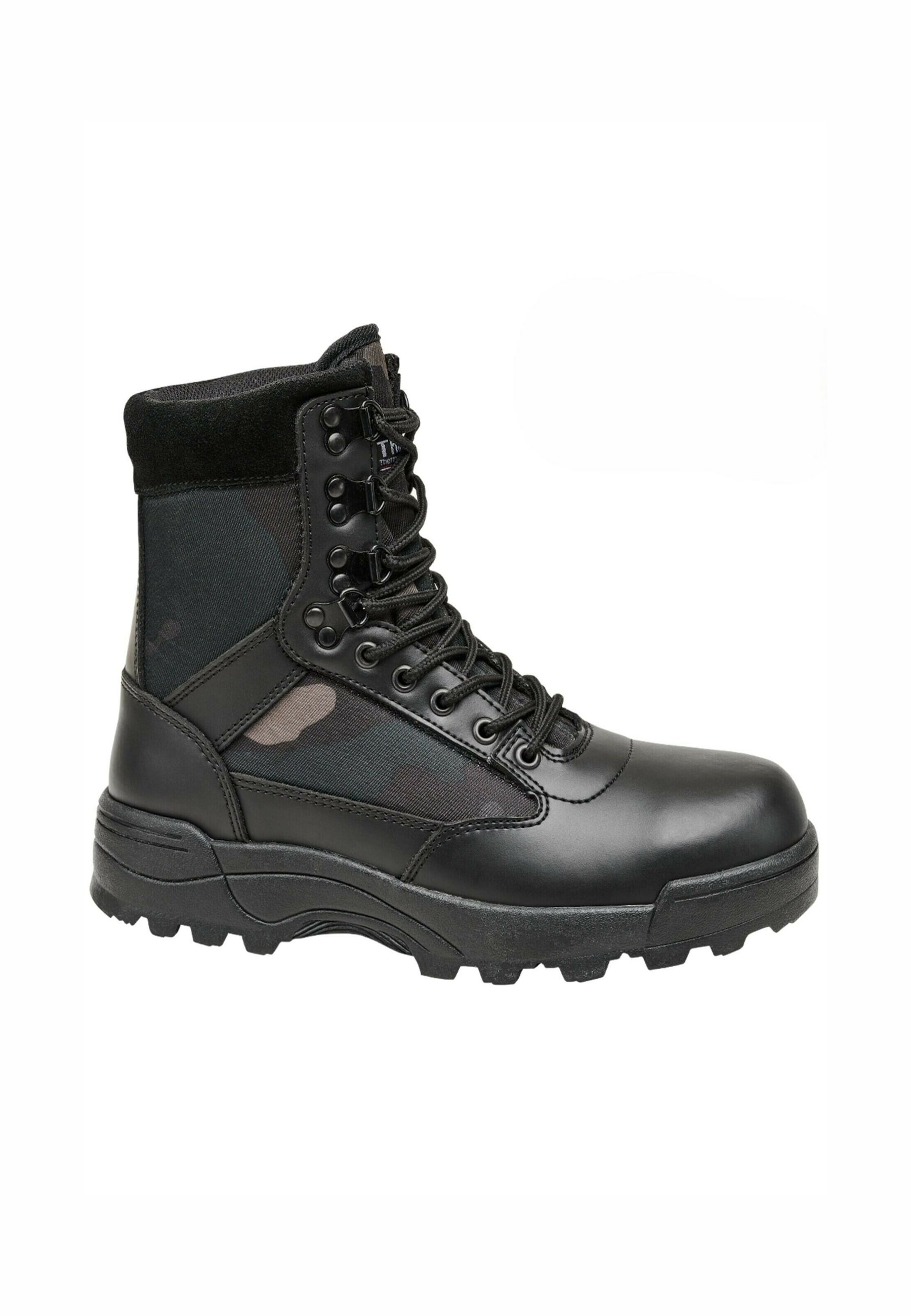 Brandit TACTICAL Lace-up ankle boots darkcamo/black