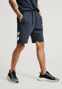 Hummel - HMLLEGACY - Sports shorts - blue nights Thumbnail Image 1