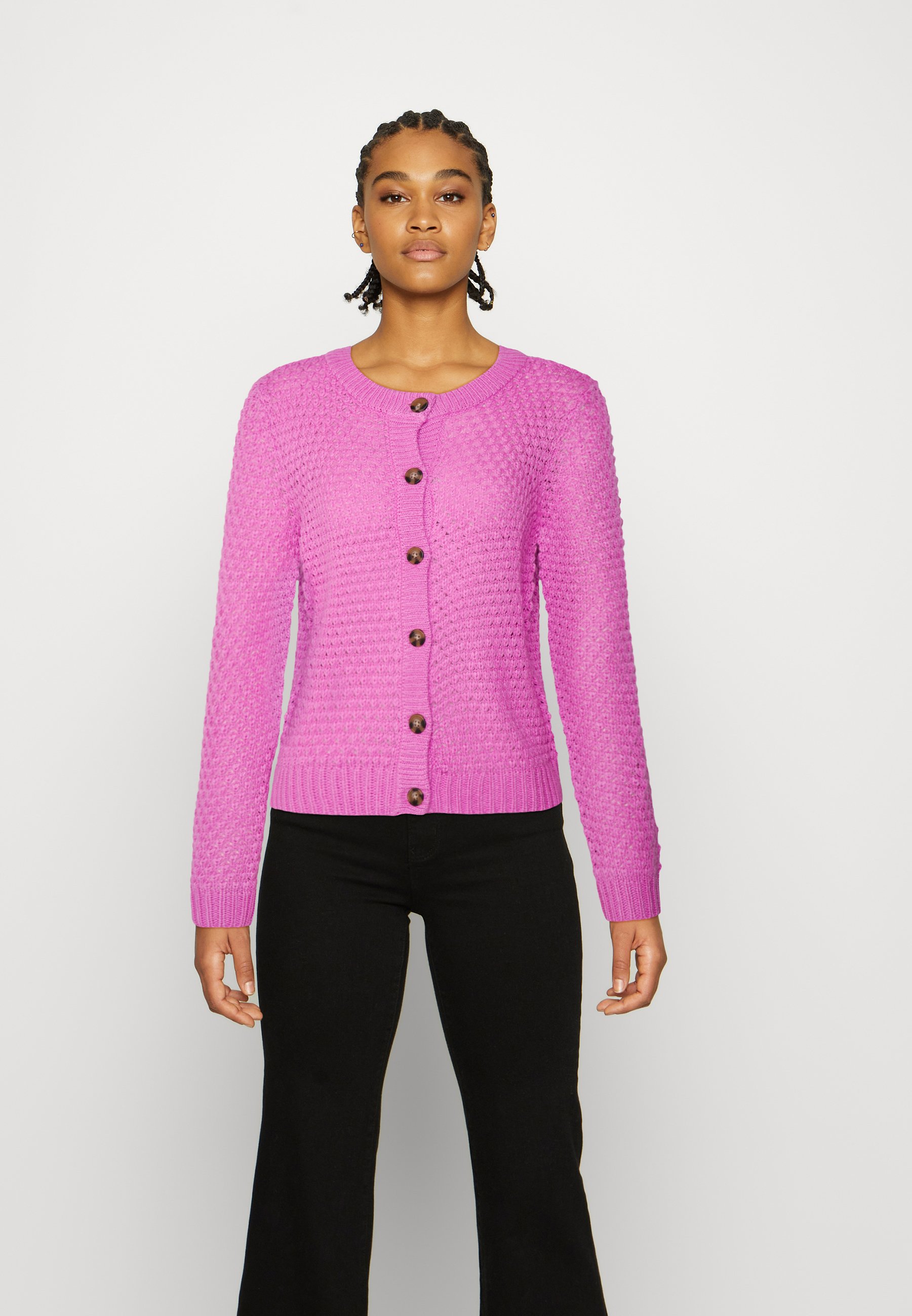 cardigan fuchsia