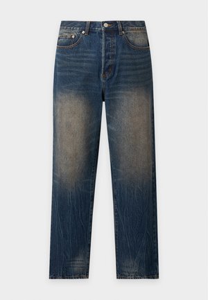 Obey Clothing, CLASSIC BAGGY - Дънки със свободна кройка - oil stained indigo