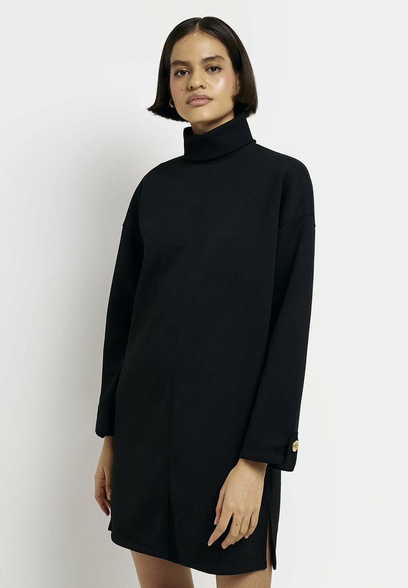 river island roll neck dress