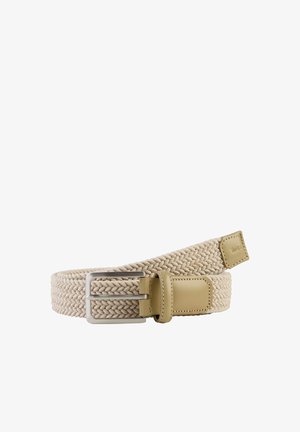 BRAX, STYLE HEREN RIEM - Fletbælter - white sand