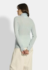 Just Cashmere COL ROULÉ - Trui - mottled light blue