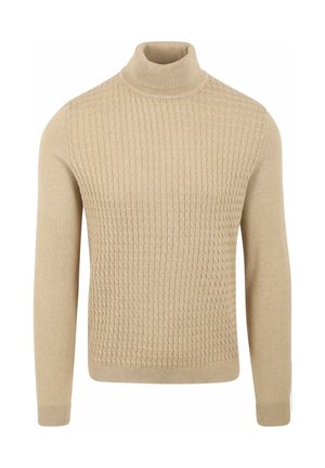 TURTLENECK CABLE - Trui - beige