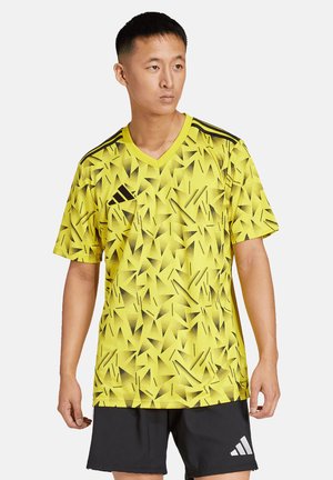 adidas Performance, Sport T-Shirt - gelbschwarz