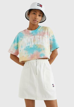 T-shirt con stampa - tie dye multi