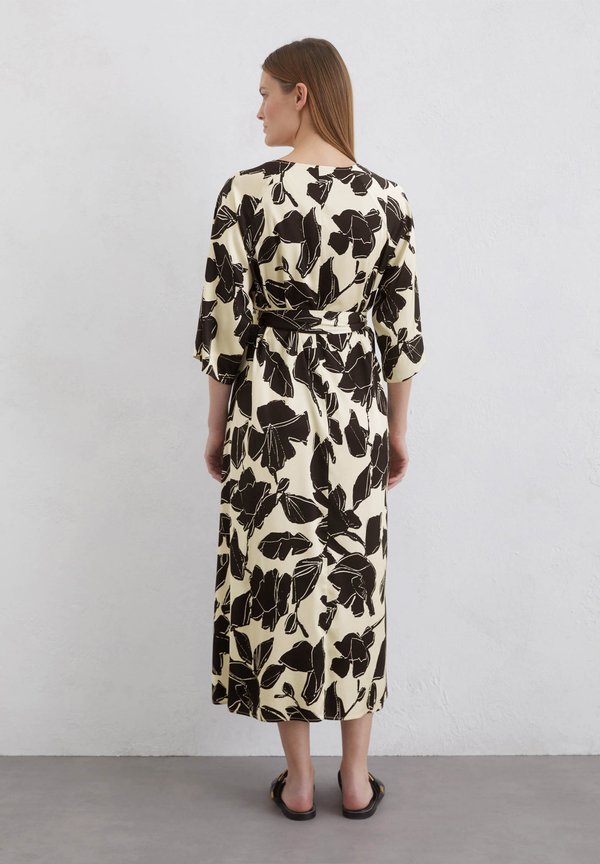 WRAP-STYLE LONG LENGTH MEDIUM RAGLAN SLEEVES PRINTED - Day dress3