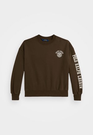 LOGO CREST FLEECE SWEATSHIRT - Felpa - court brown