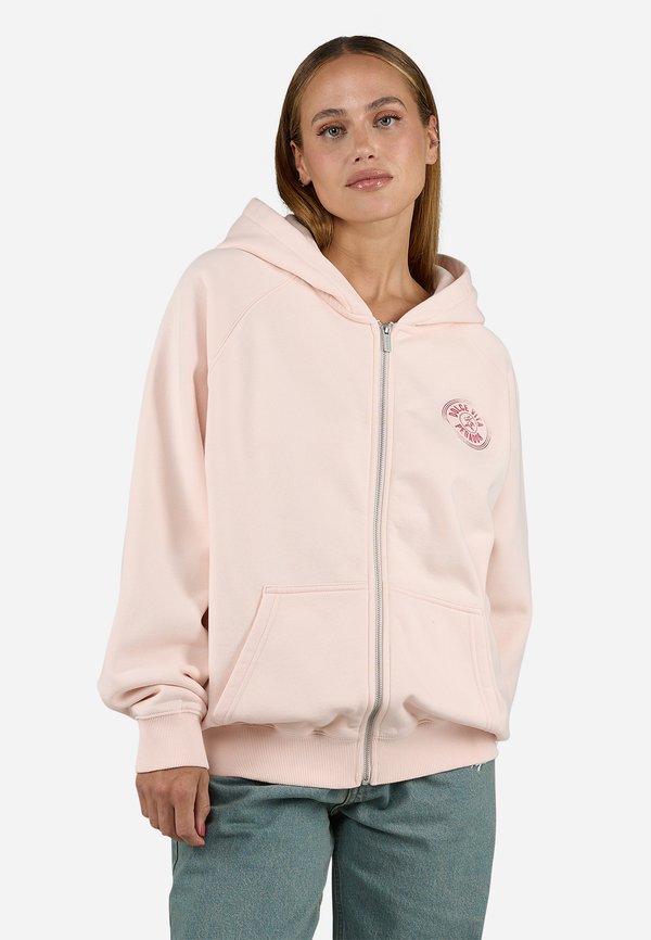 NADIA OVERSIZED RAGLAN SWEATJACKET - Zip-up sweatshirt - washed dusty rose2