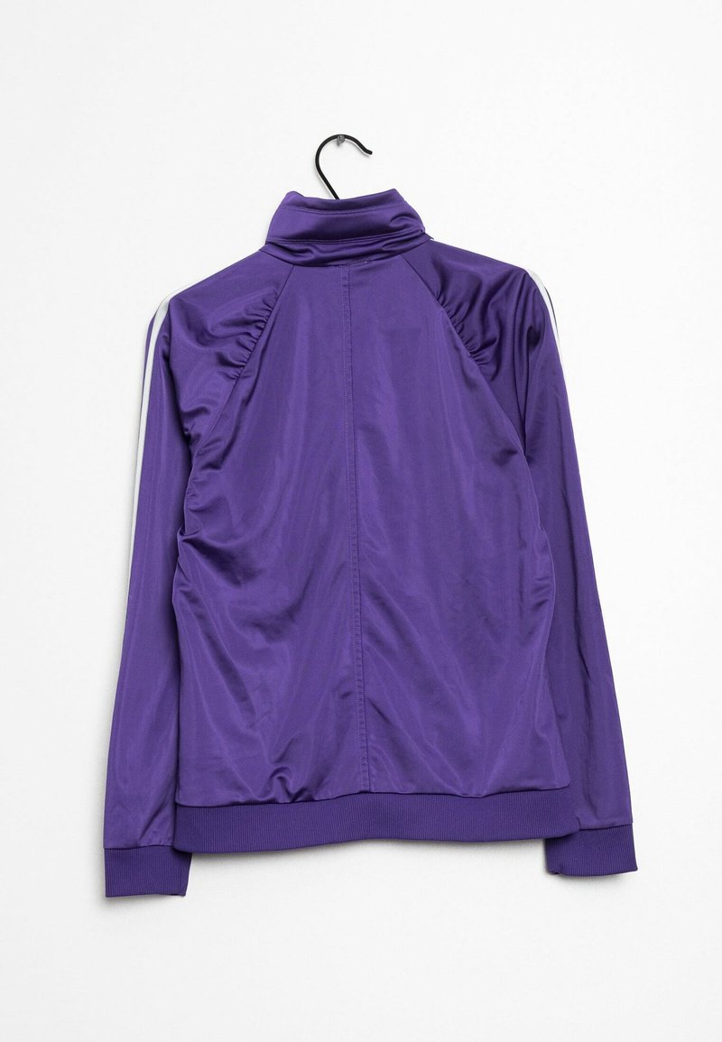 adidas Originals Zip-up sweatshirt purple (Pre-owned) Zalando