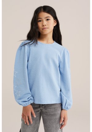 WE Fashion, Bluse - light blue