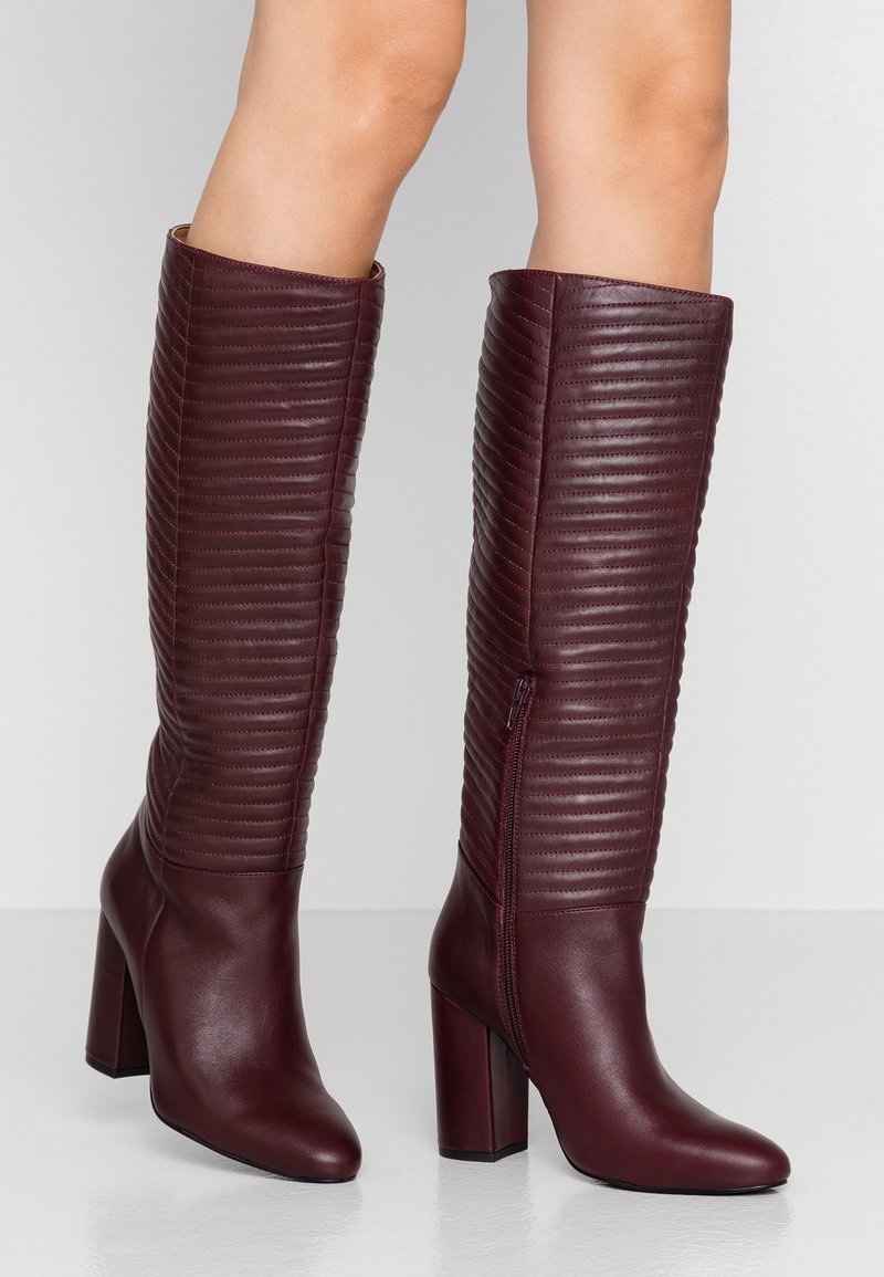 Mint Berry Stivali Con I Tacchi Bordeaux Zalando It