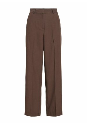 VILA, VISIFFE HW STRAIGHT PANTS - NOOS - Pantalon classique - coffee bean