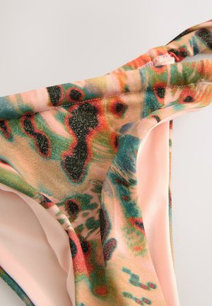 Next Bikinio apatinė dalis - teal pink sparkle animal