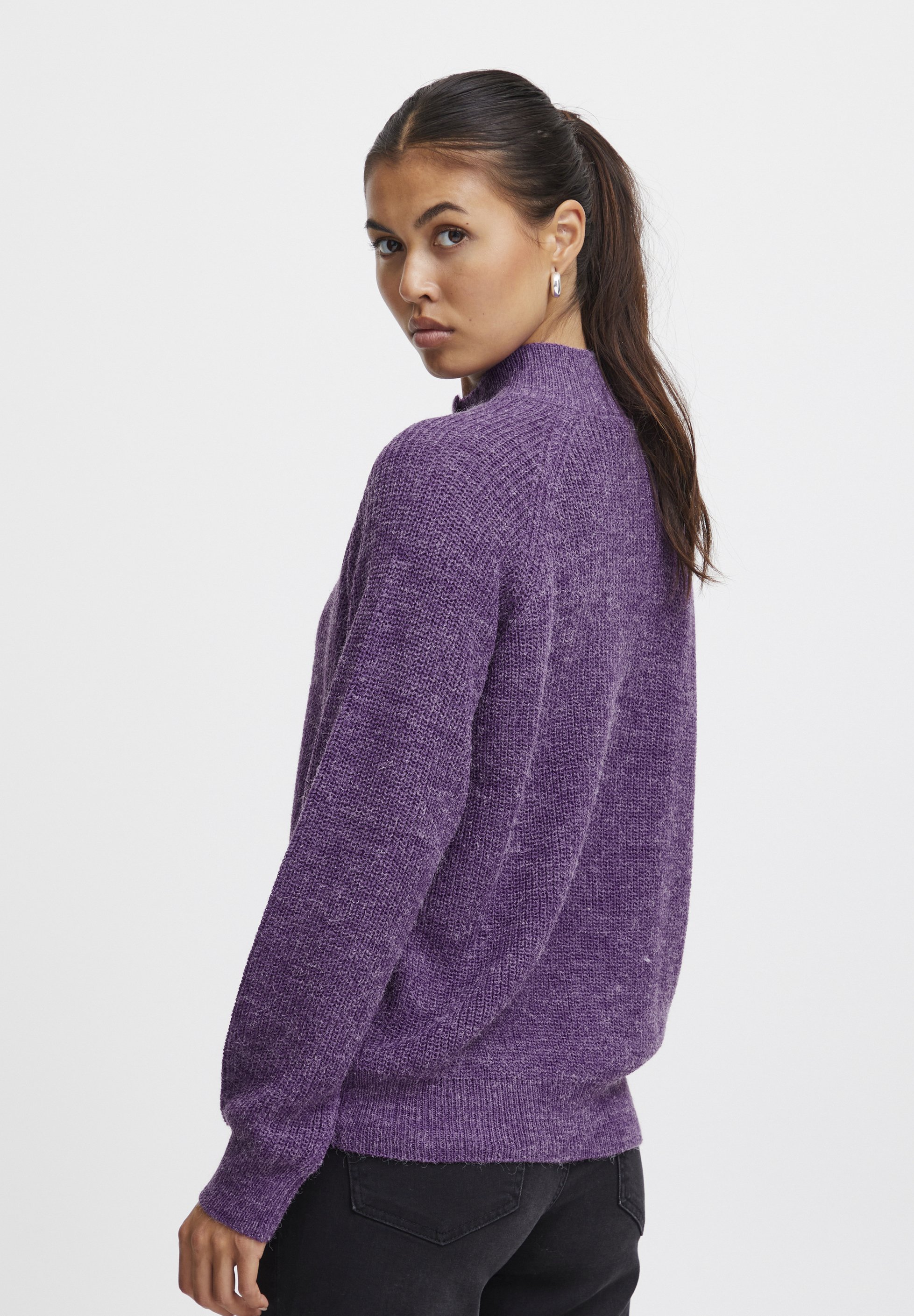 売れ筋商品|||イチ ニット&セーター レディース アウター IHNOVO - Jumper - amaranth purple ICHI IHNOVO - Jumper - amaranth purple/purple - Zalando