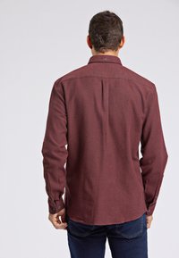 Lindbergh BRUSHED LS - Camicia - dark red