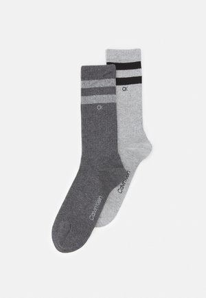 SOCK 2 PACK UNISEX - Zeķes - light grey melange