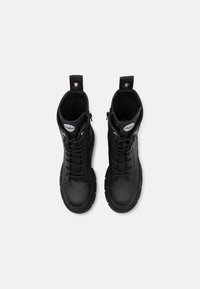 Buffalo GOSPHER LACE UP MID - Fűzős bokacsizmák - black