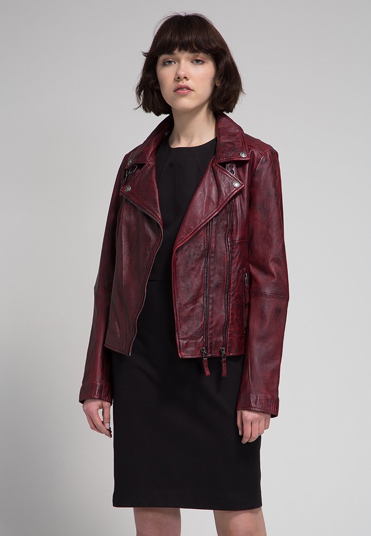 Damen Leichte Jacken | Blue Monkey Lederjacke red/rot - GG37252 Damen Leichte Jacken | Blue Monkey Lederjacke red/rot - GG37252