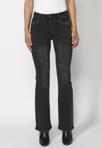 Koroshi Straight leg jeans - azul osc dark blue/donkerblauw