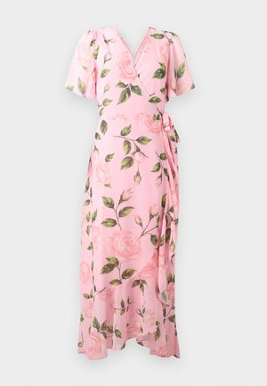 YAS, YASVENEDA WRAP DRESS - Maksikleit - pink