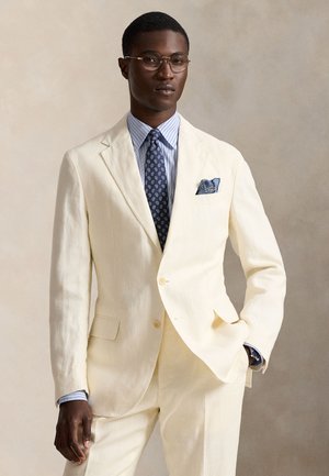POLO SOFT TAILORED LINEN SUIT COAT - Blézerkabát - light cream