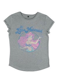 Henry Tiger THE LITTLE MERMAID FADED ARIEL - Triko s potiskem - melange grey