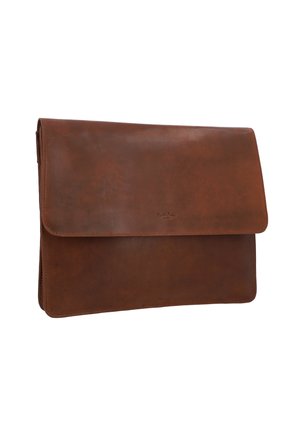 Gusti Leder, AFTON - Laptoptas - braun