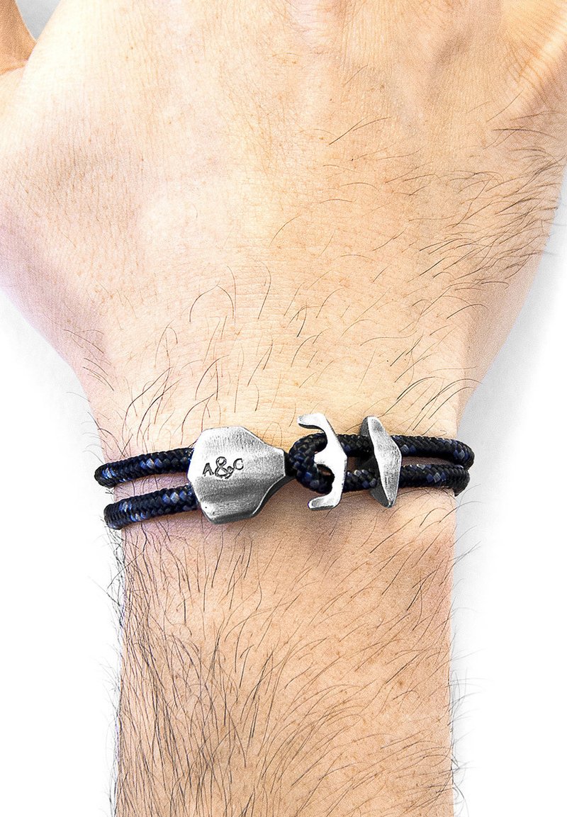 Anchor & Crew DELTA ANCHOR Armband black/schwarz Zalando.de
