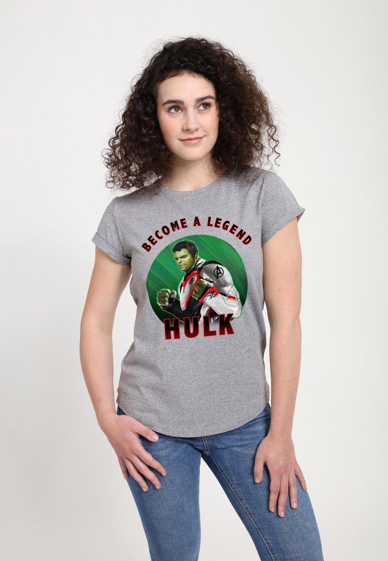 Henry Tiger AVENGERS: ENDGAME HULK ARMOR CIRCLE SOLO - T-shirt z nadrukiem