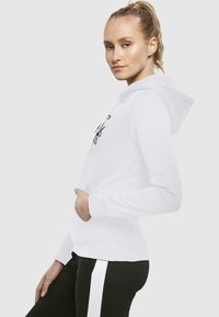 Merchcode THIN LIZZY - ROSE LOGO HOODY - Sweatshirt - white