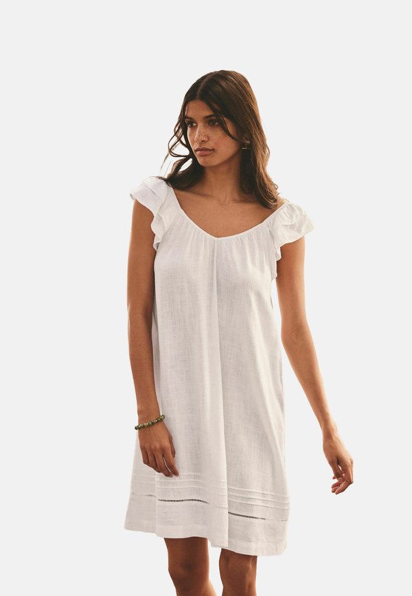 PETITE FIT - RUFFLE SLEEVE  - Freizeitkleid