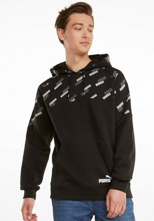 Puma LOGO  - Jersey con capucha - nero