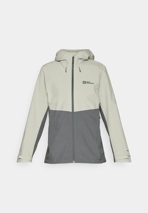 Jack Wolfskin WEILTAL - Hardshell striukė - mint leaf