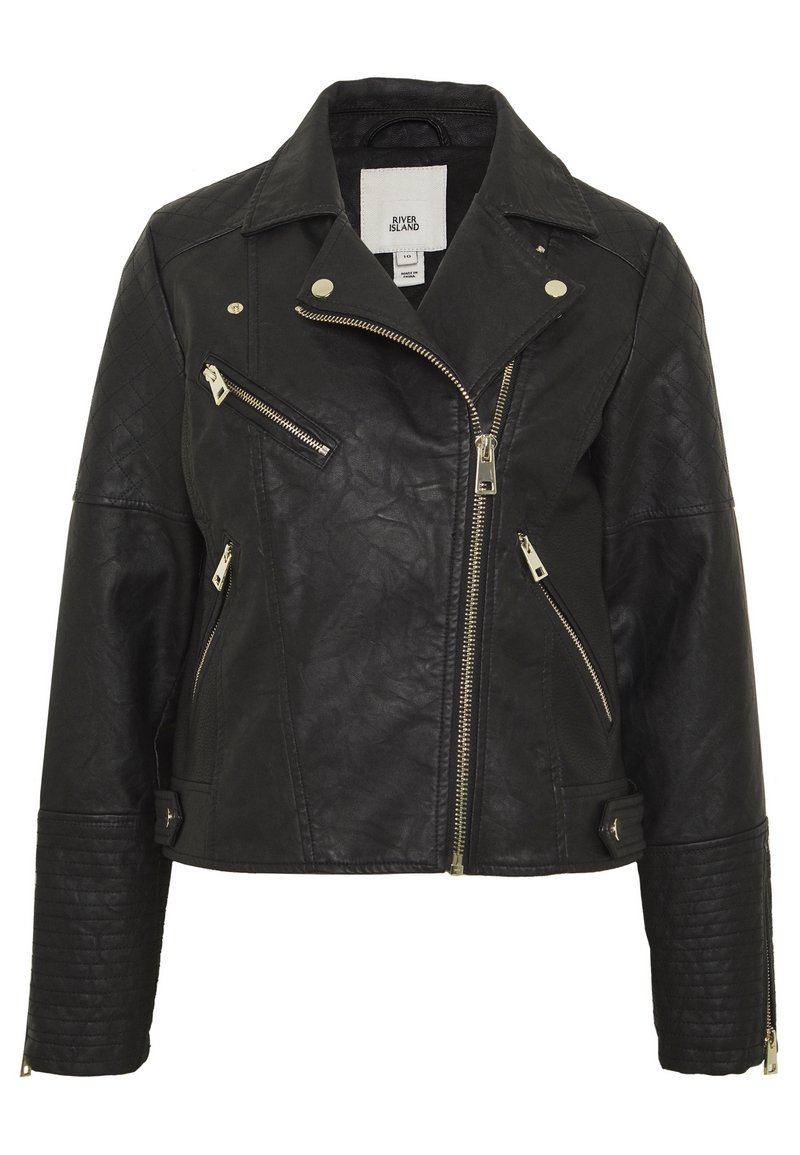 Veste En Simili Cuir River Island Taille 8 - Occasion En Très Bon état