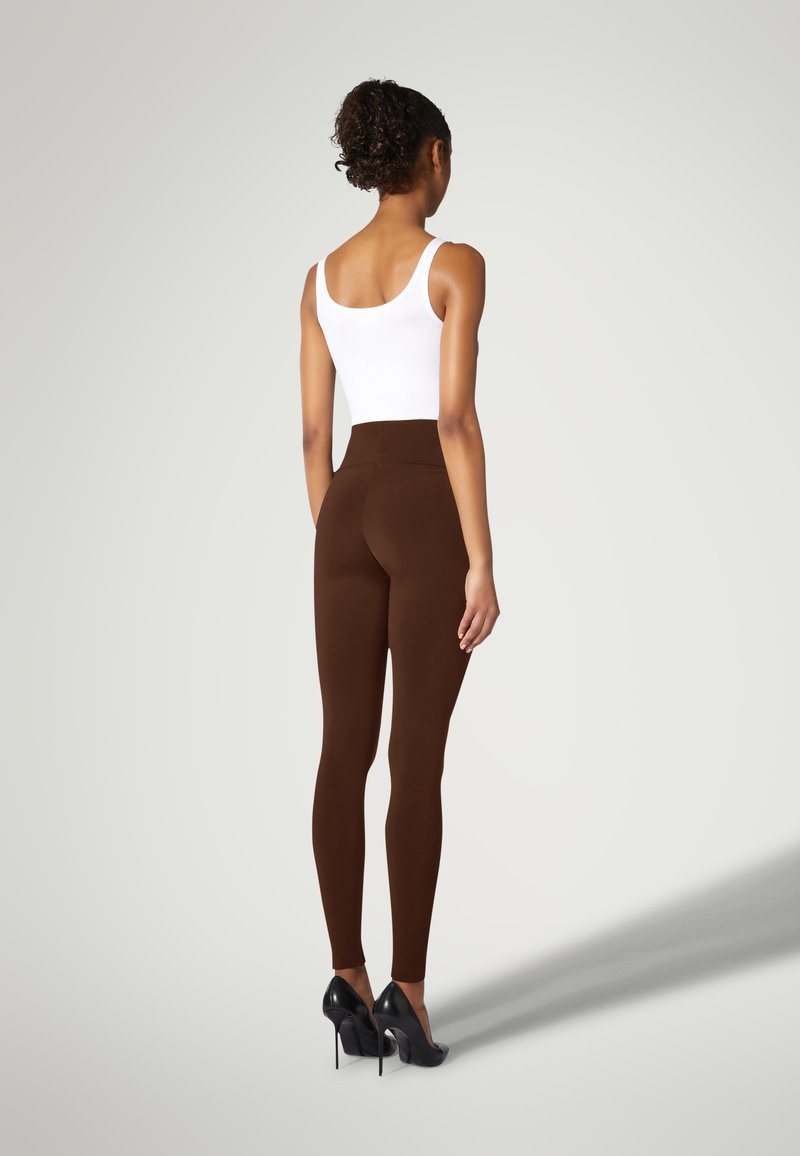 Collant GERBE INSOLITE Chair/Lagon ou Chair/Violet. 3 tailles. Fashion tights