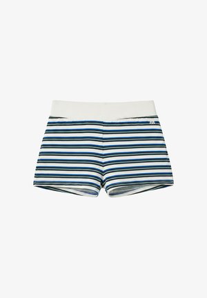 PULL&BEAR, STRIPED - SHORTS - Short - white
