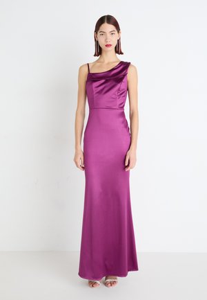 SIRENA ONE SHOULDER - Trikotaažkleit - plum