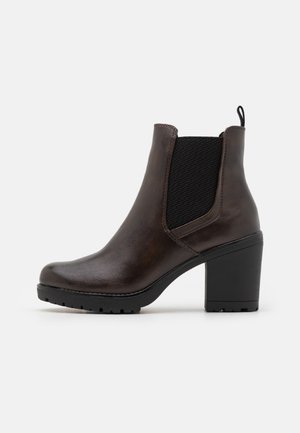 Marco Tozzi, Boots à talons - dark brown