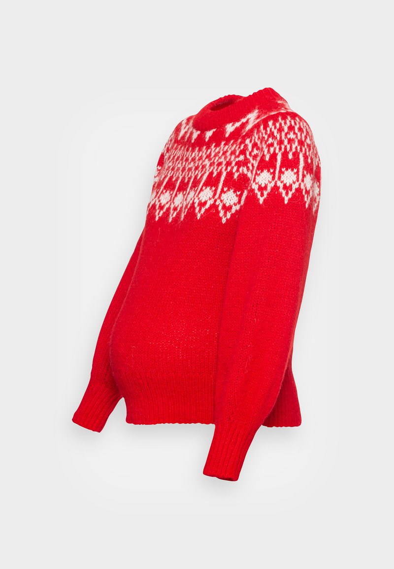 Pieces Maternity Trui rood Pieces Maternity Trui rood