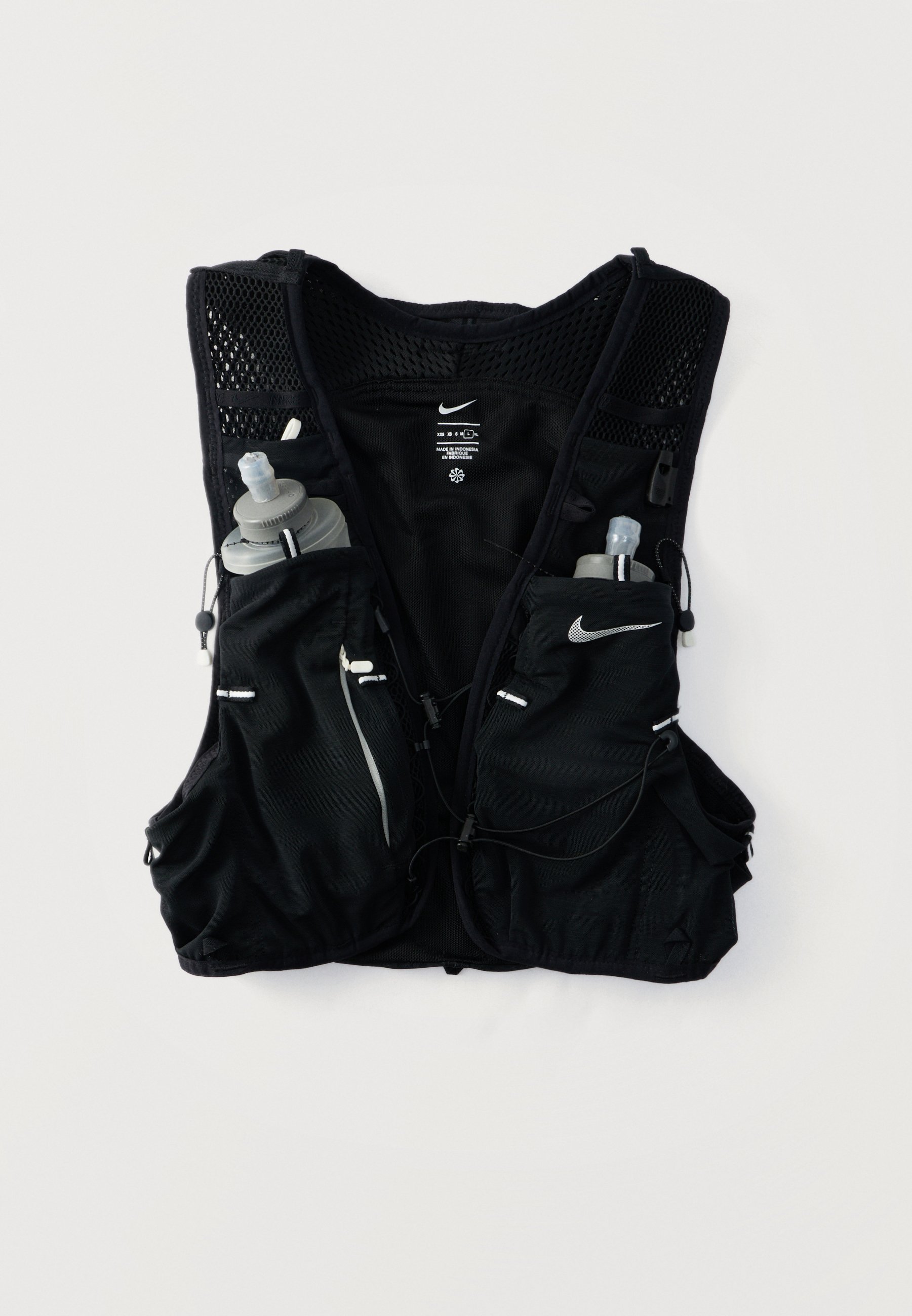nike black running vest