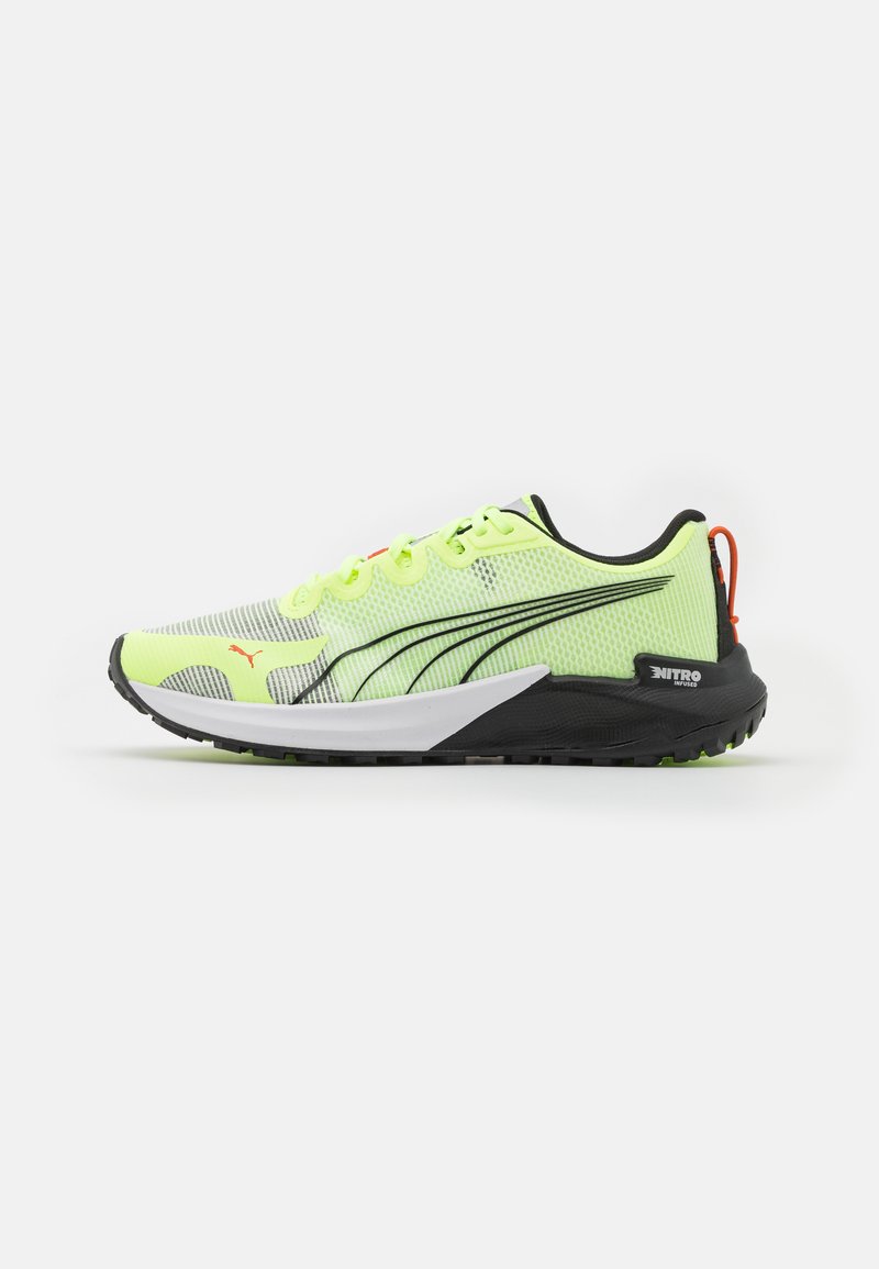 Puma FAST TRAC NITRO - Trail hardloopschoenen - fast yellow puma black ...