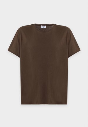 Filippa K, ROLL NECK TEE - Обикновена тениска - golden brown